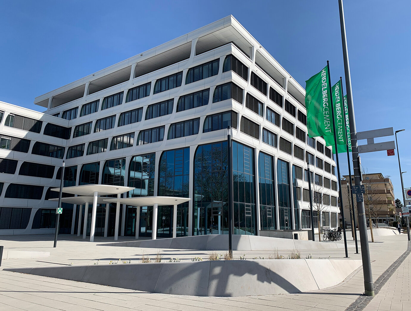 Front square main entrance