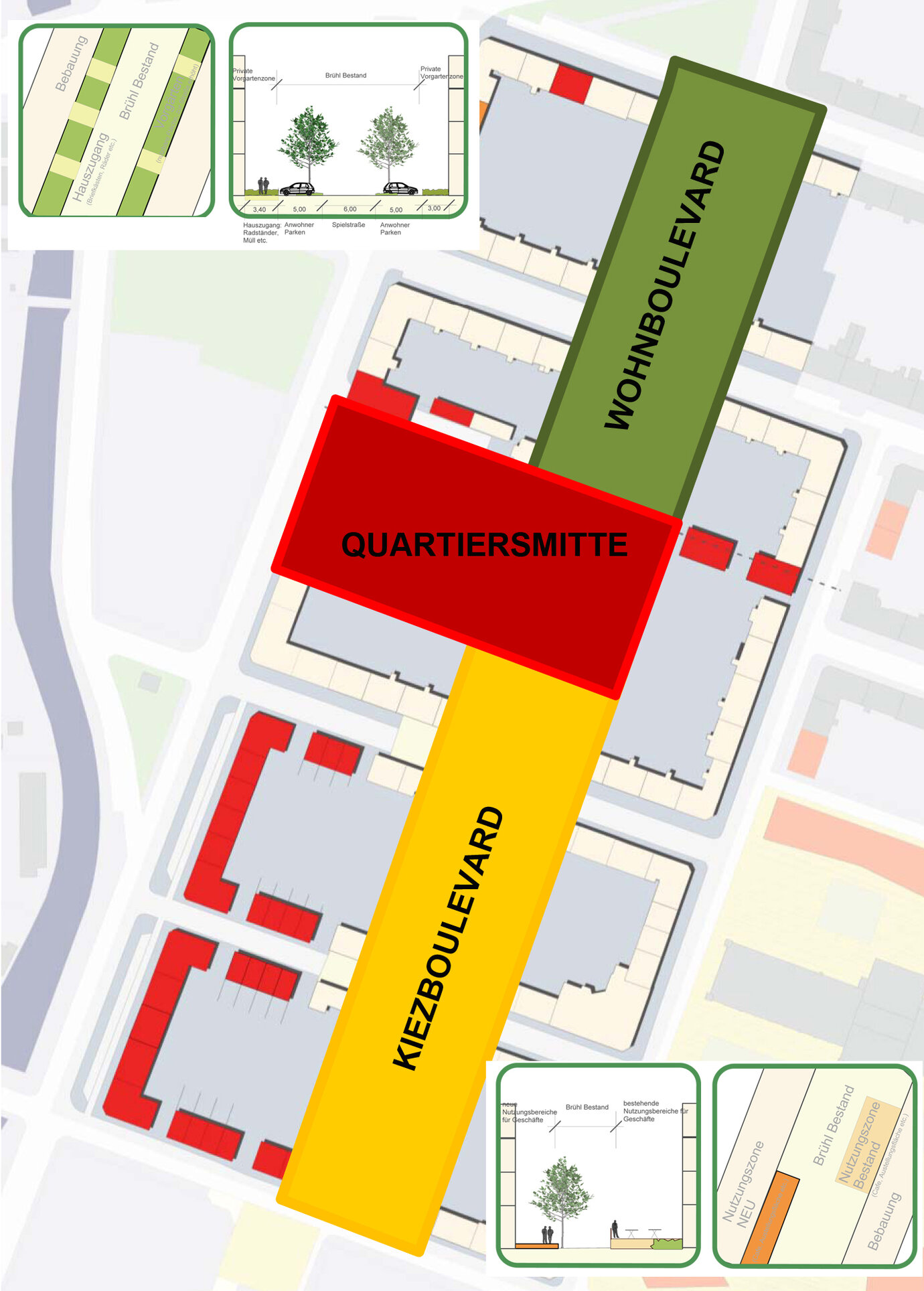 Brühl-Boulevard 地区的改造