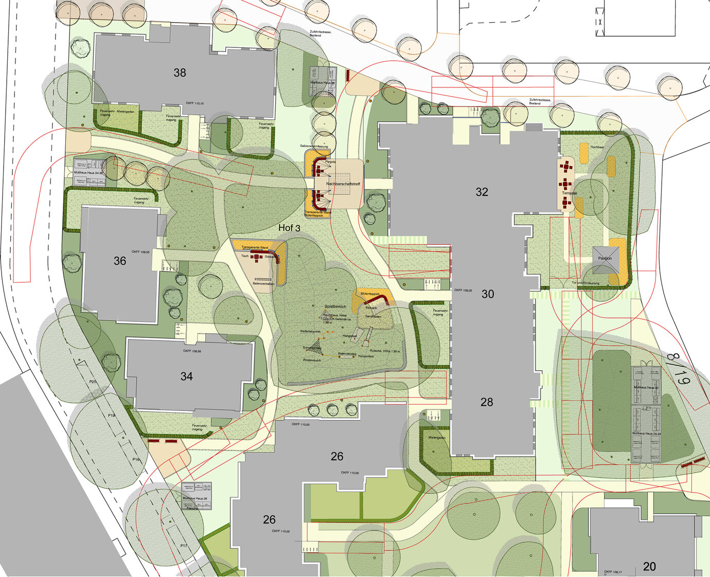 公共空间规划,庭院 3