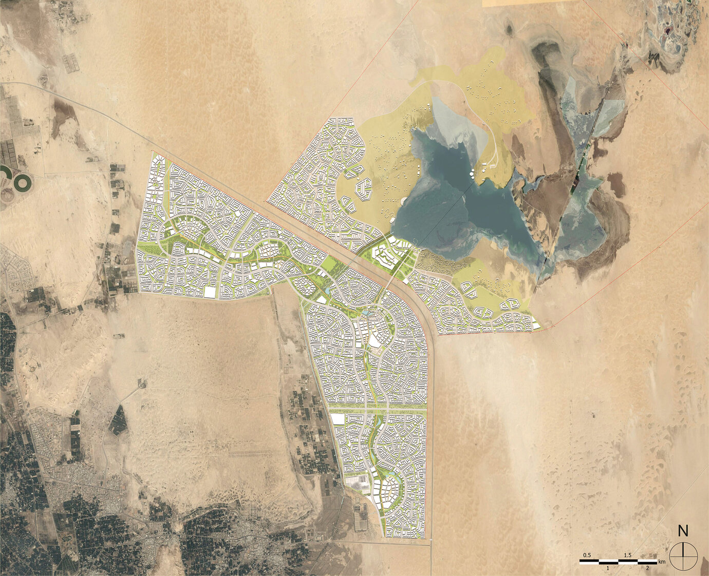 Dahiyat Al Asfar 总体规划概念